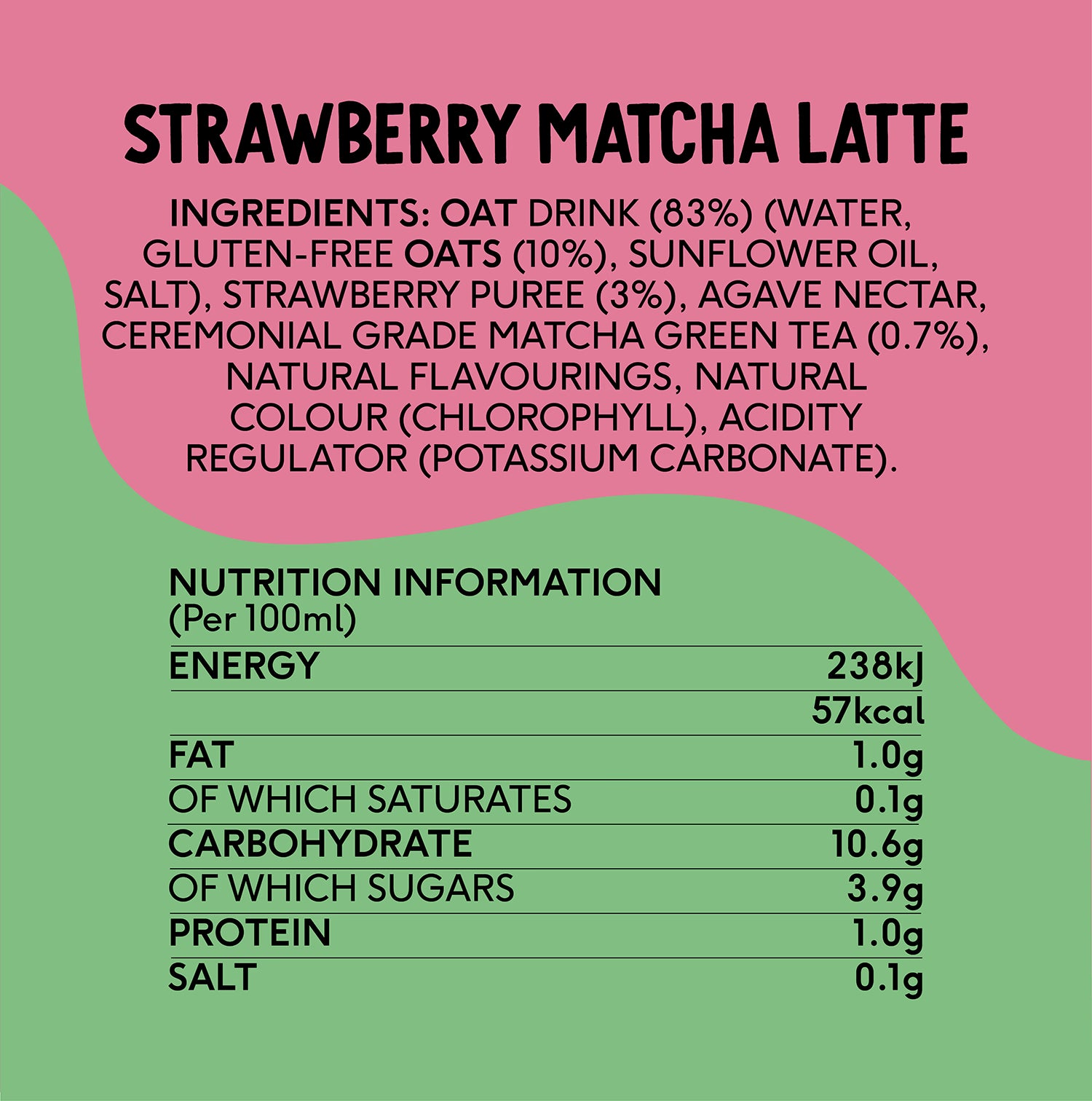 PerfectTed strawberry matcha latte 250ml - British product