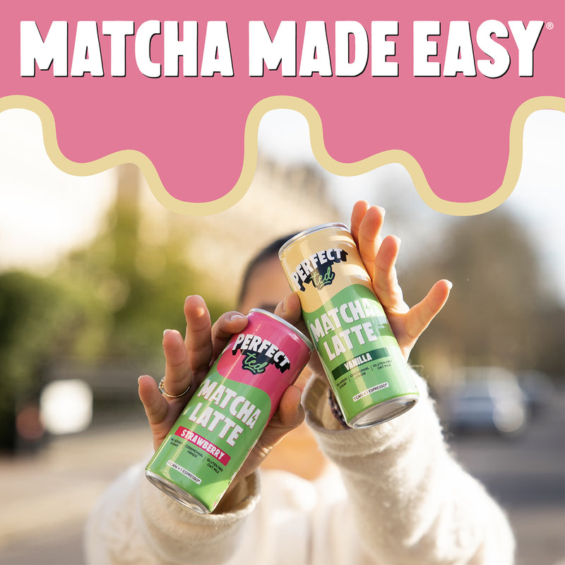 PerfectTed strawberry matcha latte 250ml - British product