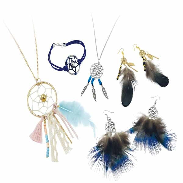 Buki Be Teens dreamcatcher jewellery craft set, imported from the UK