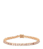 Suzanne Kalan rose gold diamond tennis bracelet, imported from the UK