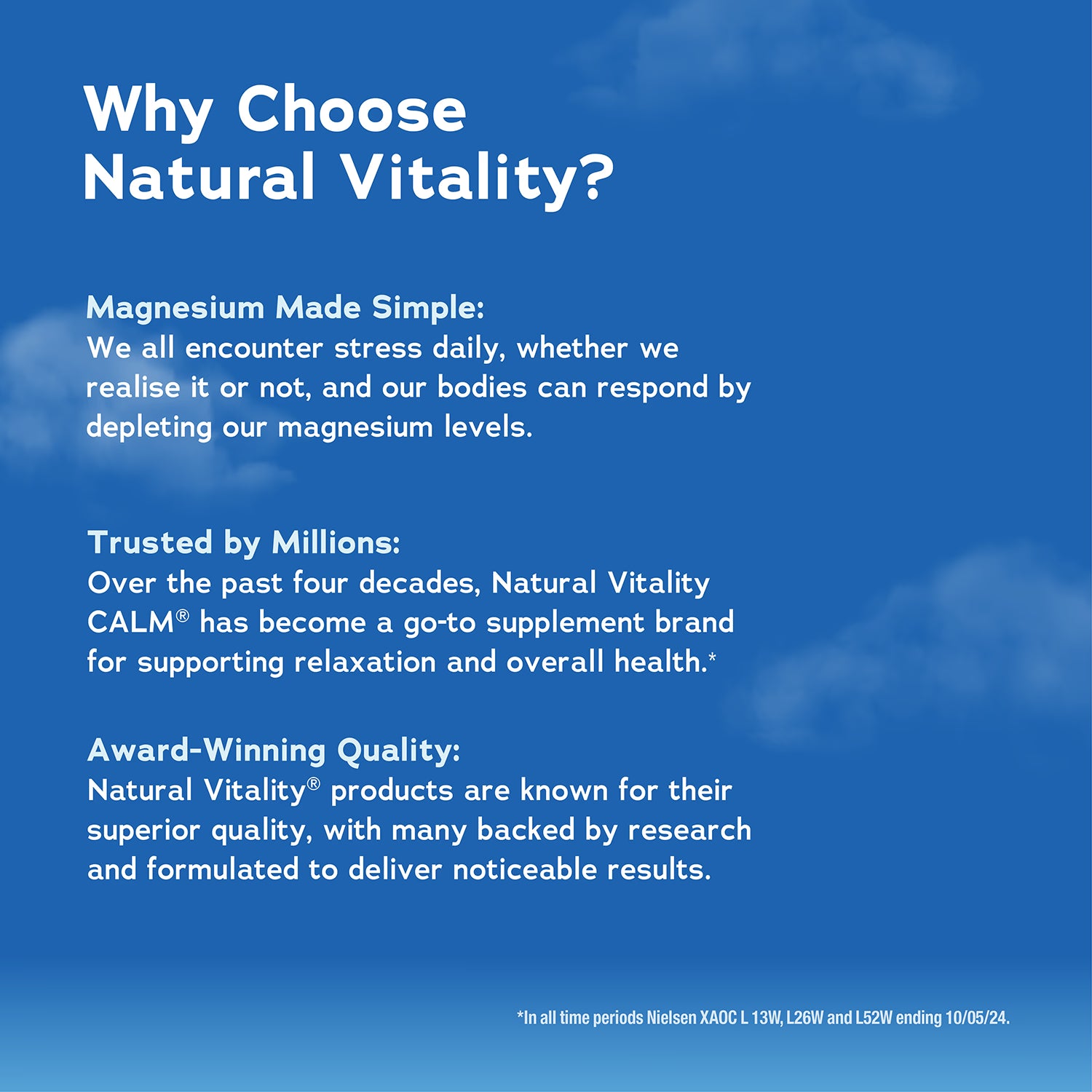 Natural Vitality Calm Magnesium gummies 180mg - British product