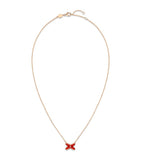 Chaumet rose gold pendant with carnelian and diamond, imported from the UK