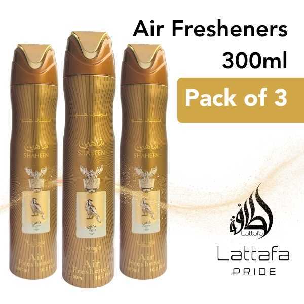Lattafa Pride Shaheen Gold air freshener 300ml, imported from the UK