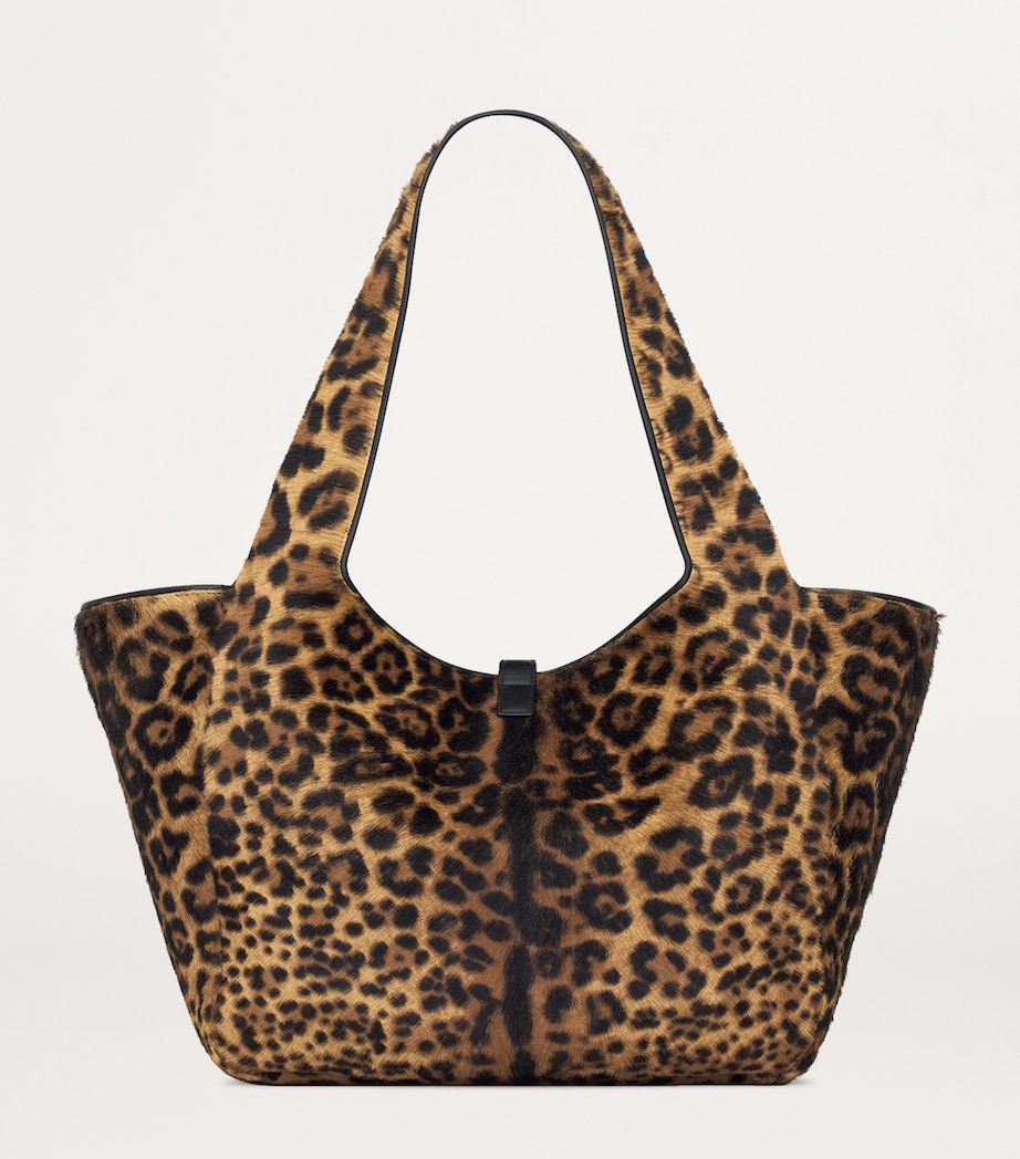 Saint Laurent Leopard Bea tote bag - British product