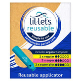 Lil-Lets Reusable Tampon Applicator With 6 Lil-Lets Organic Tampons GOODS Boots   