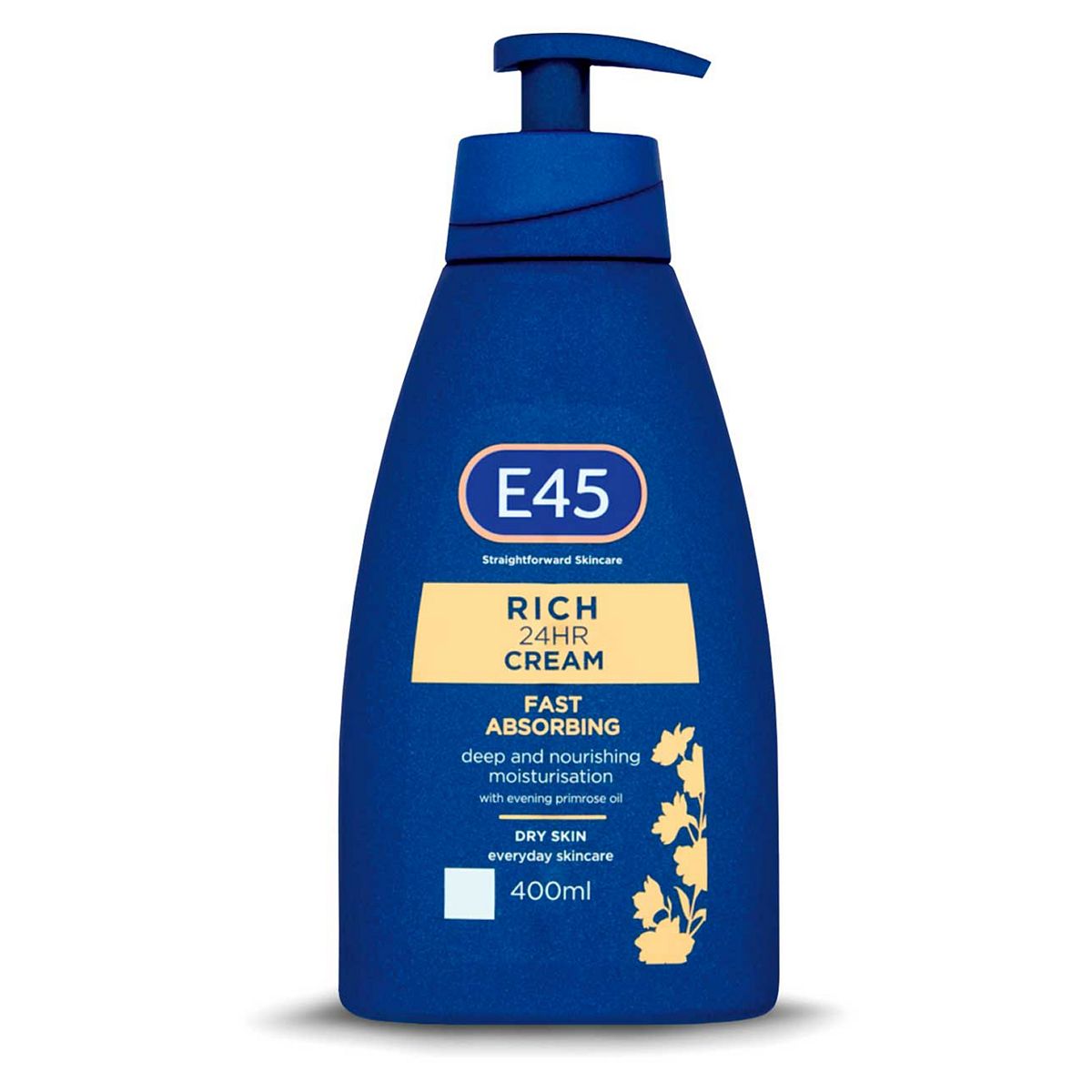 E45 Rich Cream with Evening Primrose Oil for Dry and Sensitive Skin - 400ml GOODS Boots   