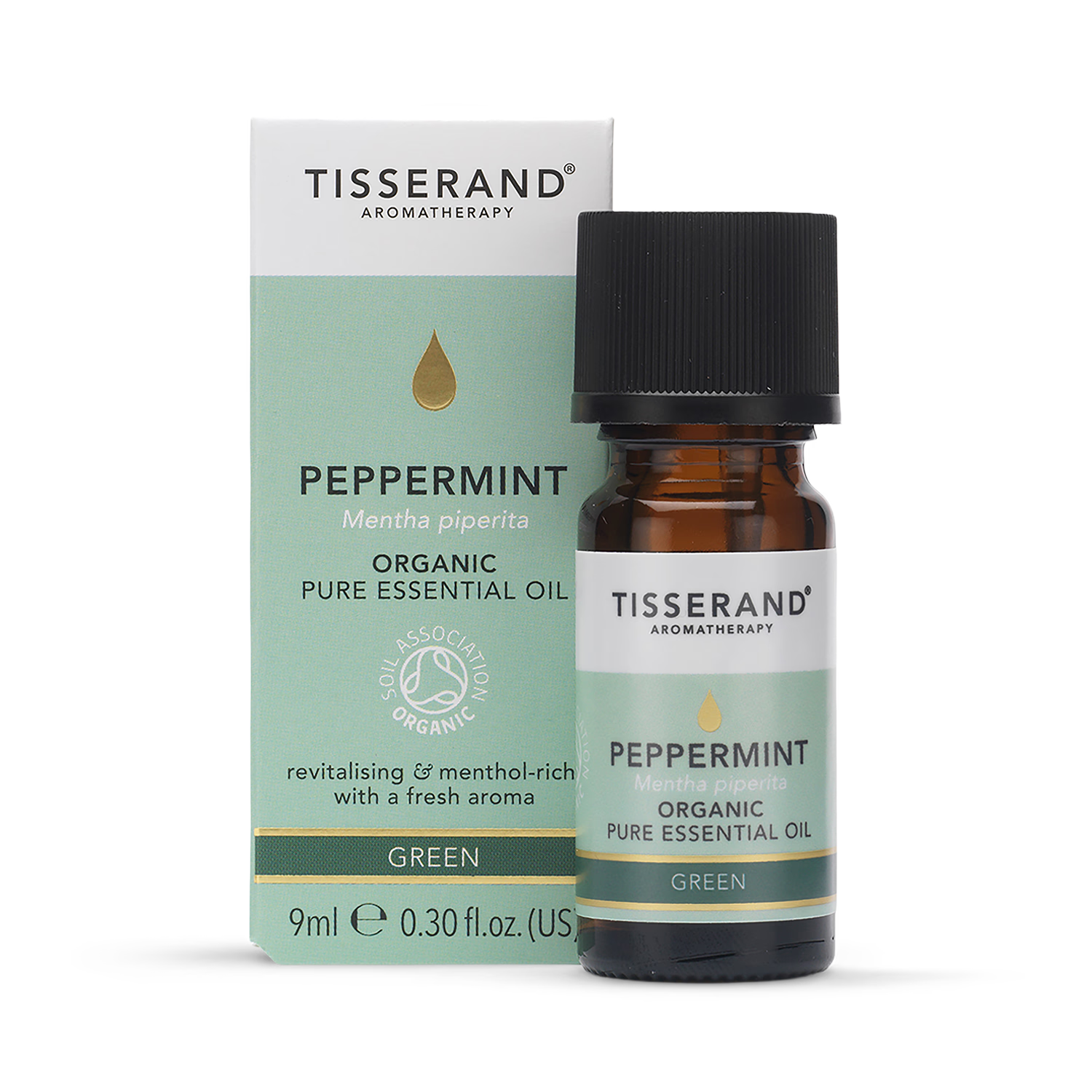 Tisserand Peppermint organic essential oil 9ml - British product