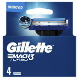 Gillette Mach3 Turbo Men’s Razor Blade Refills, 4 Count GOODS Superdrug   