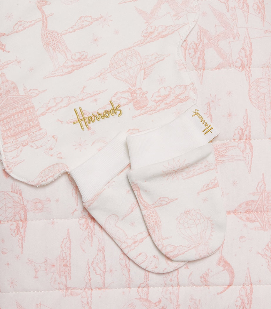 Harrods balloon print baby gift set 0-18 months, UK version