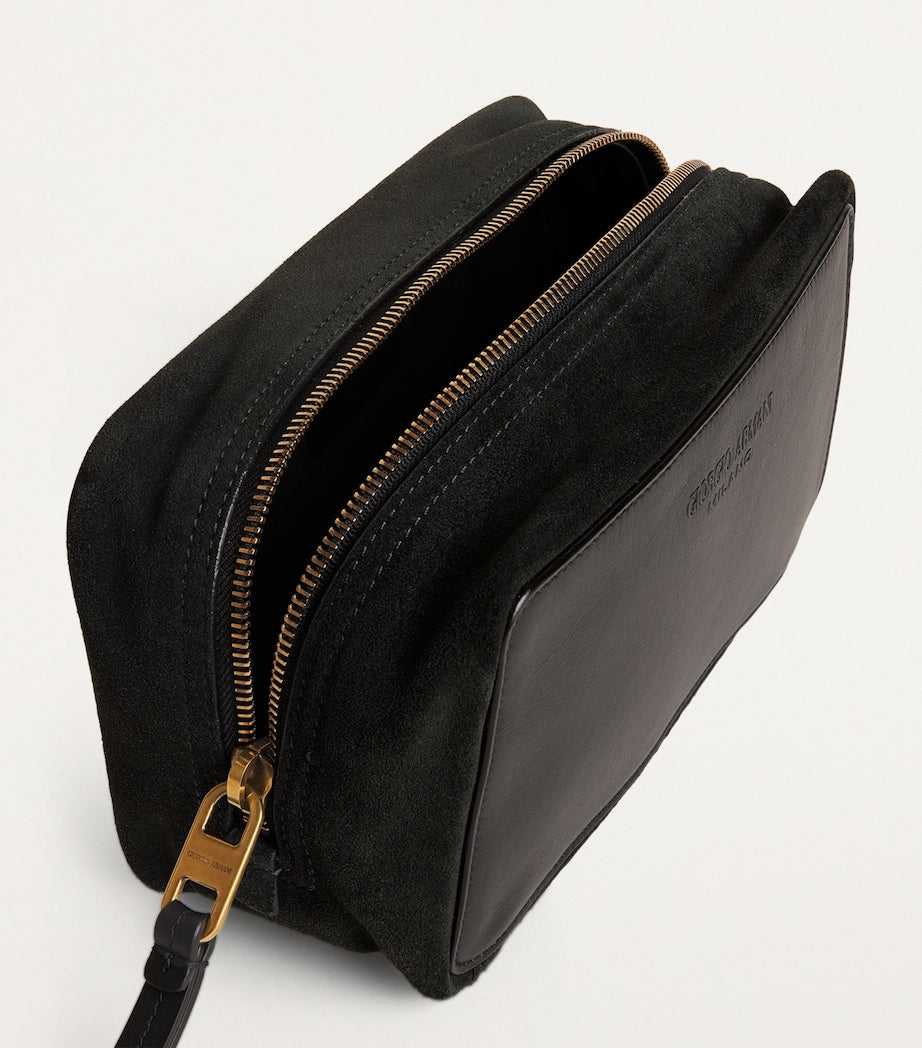 Giorgio Armani leather makeup bag, UK version