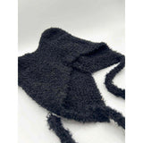 SVNX beanie with bear ears in black, one size - British product