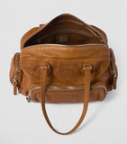 Miu Miu nappa leather top-handle bag with pockets (British brand)