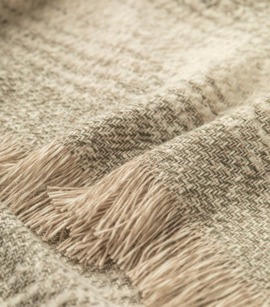 Johnstons of Elgin textural ombré throw 190cm x 140cm, UK version