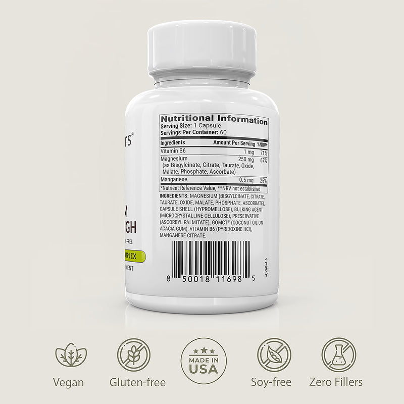 BIOptimizers Magnesium Breakthrough supplement 60 capsules, imported from the UK