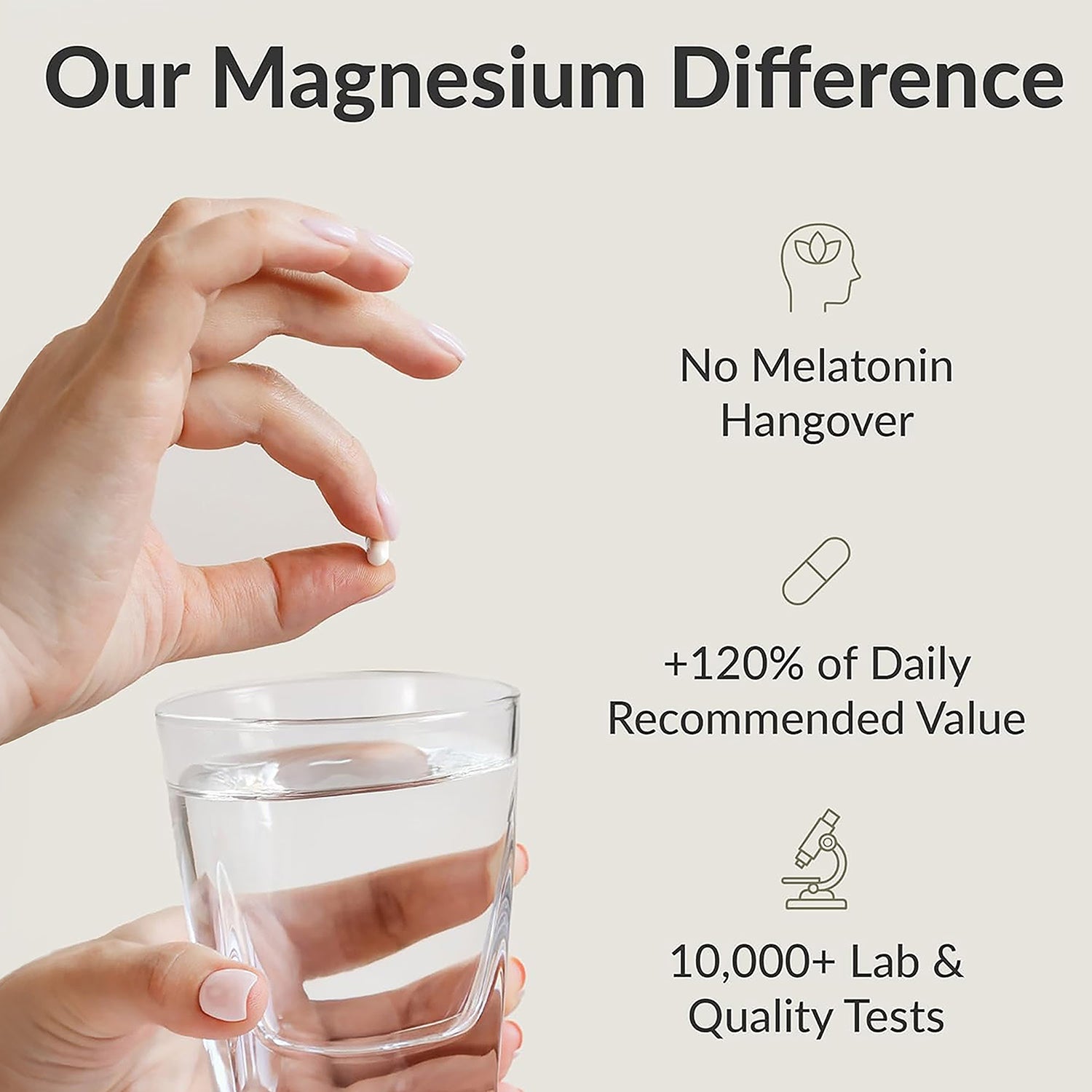 BIOptimizers Magnesium Breakthrough supplement 60 capsules, imported from the UK