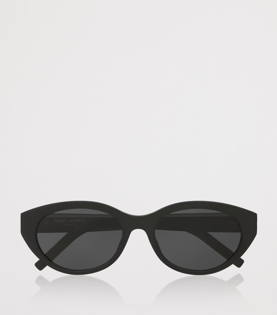 Saint Laurent acetate round sunglasses, imported from the UK