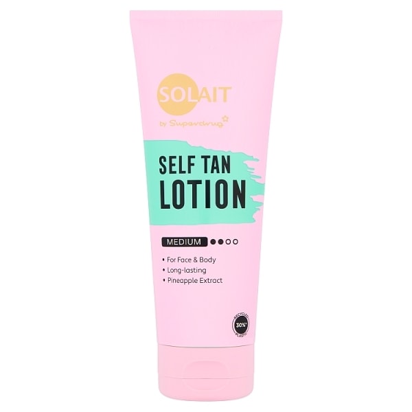 Superdrug Solait Self Tan Lotion Medium 200ml GOODS Superdrug   