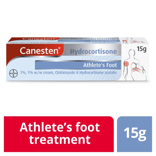 Canesten Athlete's Foot 1% Fungal Cream 15g GOODS Superdrug   