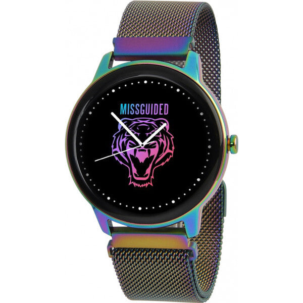 Missguided ladies smartwatch with stainless steel strap, UK version