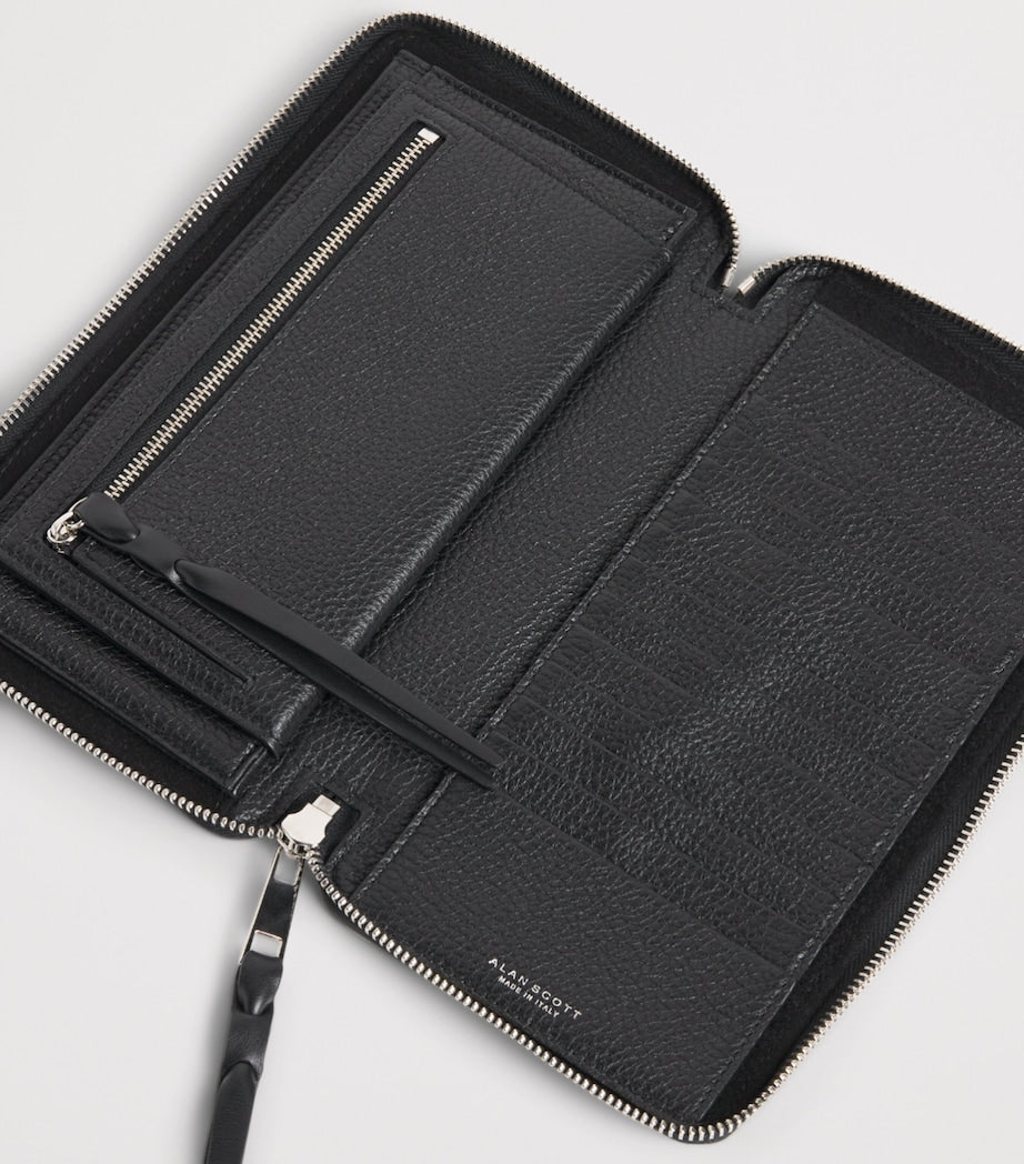 Alan Scott deerskin document wallet (British brand)