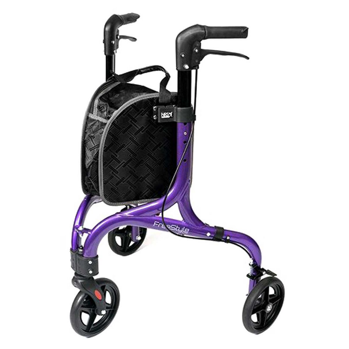 NRS Healthcare Freestyle 3 Wheel Rollator - Purple GOODS Boots   