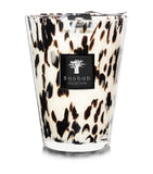 Baobab Collection black rose and ginger scented candle in glass holder, 24cm - British product
