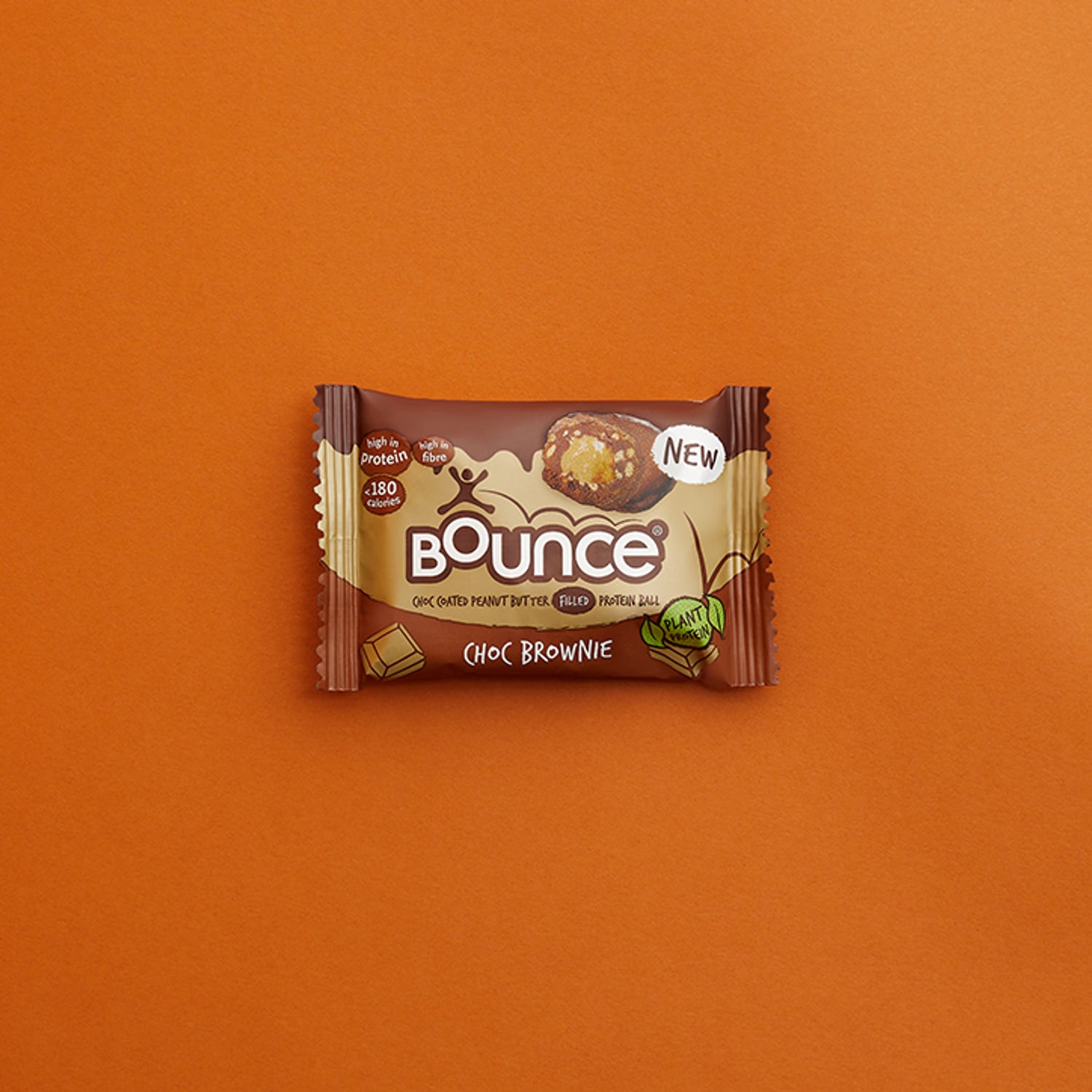 Bounce plant protein ball dark chocolate 40g - British product