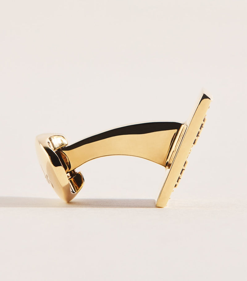 Deakin & Francis Vault Cufflinks gold-tone enamel, imported from the UK