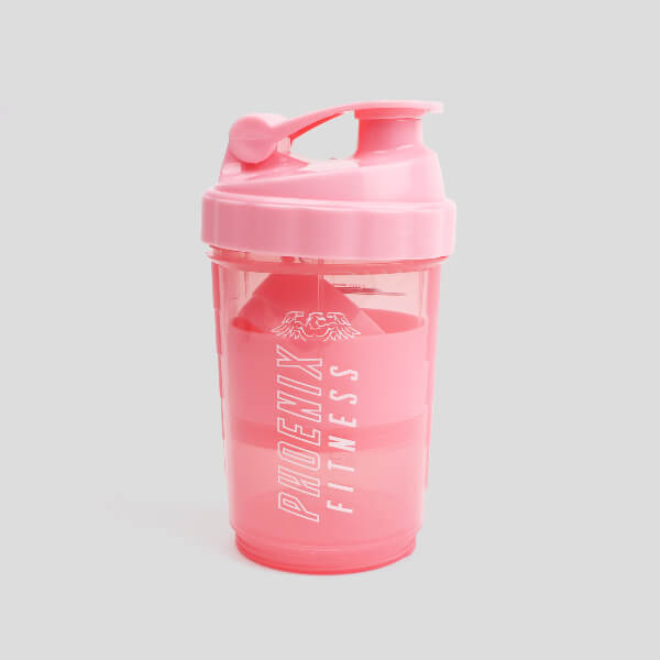Phoenix Fitness pink shaker bottle 700ml (British brand)
