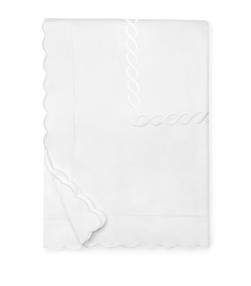 Pratesi cotton Treccia king duvet cover, imported from the UK