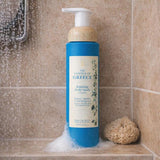 Wanderflower Essence of Greece foaming body wash 240ml, imported from the UK