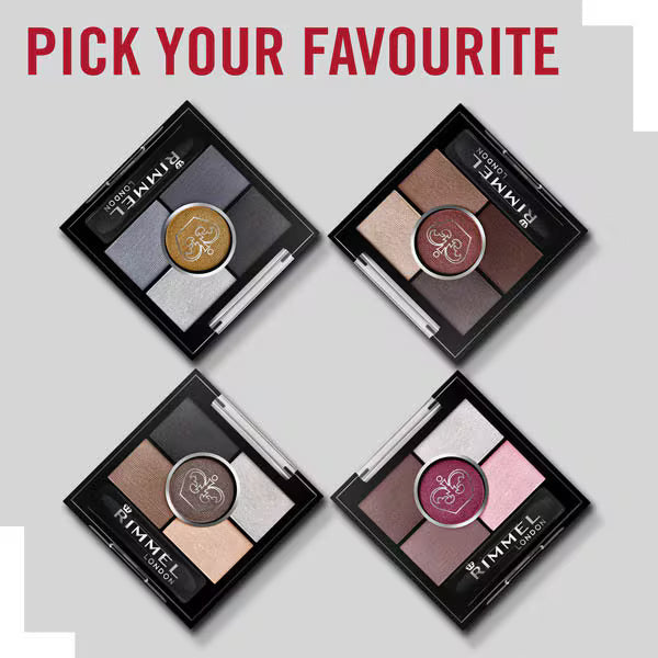 Rimmel Eyeshadow Palette Brixton Brown 5 Pan, imported from the UK