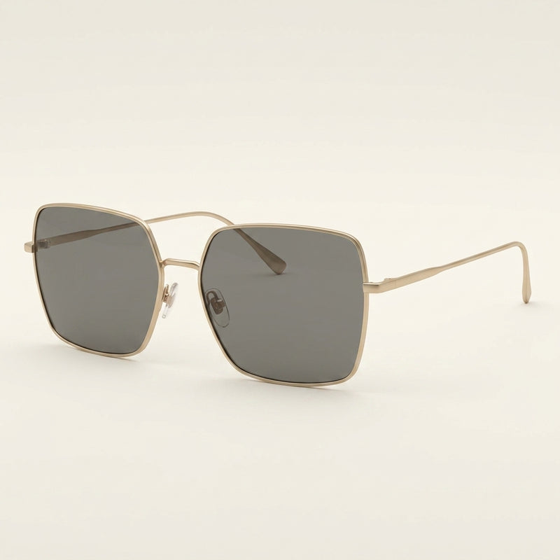 Lunettes de soleil Burberry Daphne monture en métal doré 58 (marque britannique)