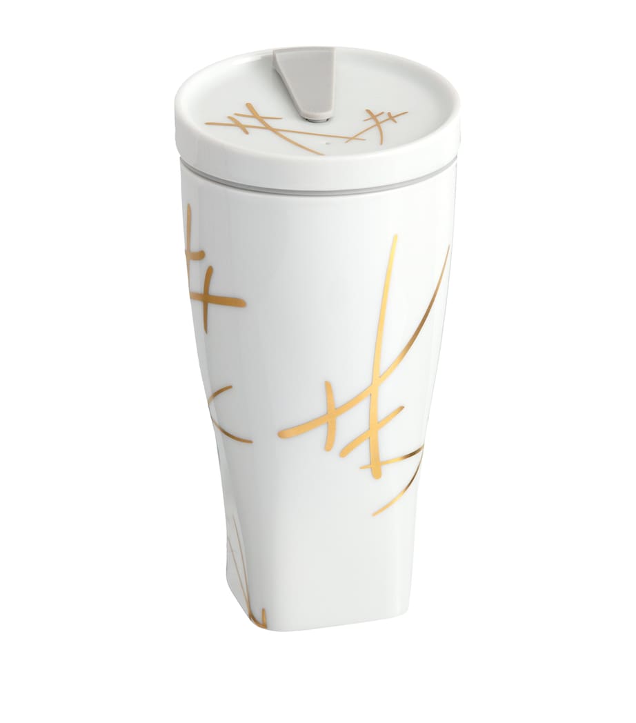 Meissen Crossed Swords travel mug 350ml, imported from the UK