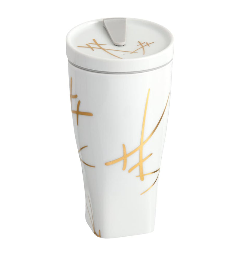 Meissen Crossed Swords travel mug 350ml, imported from the UK