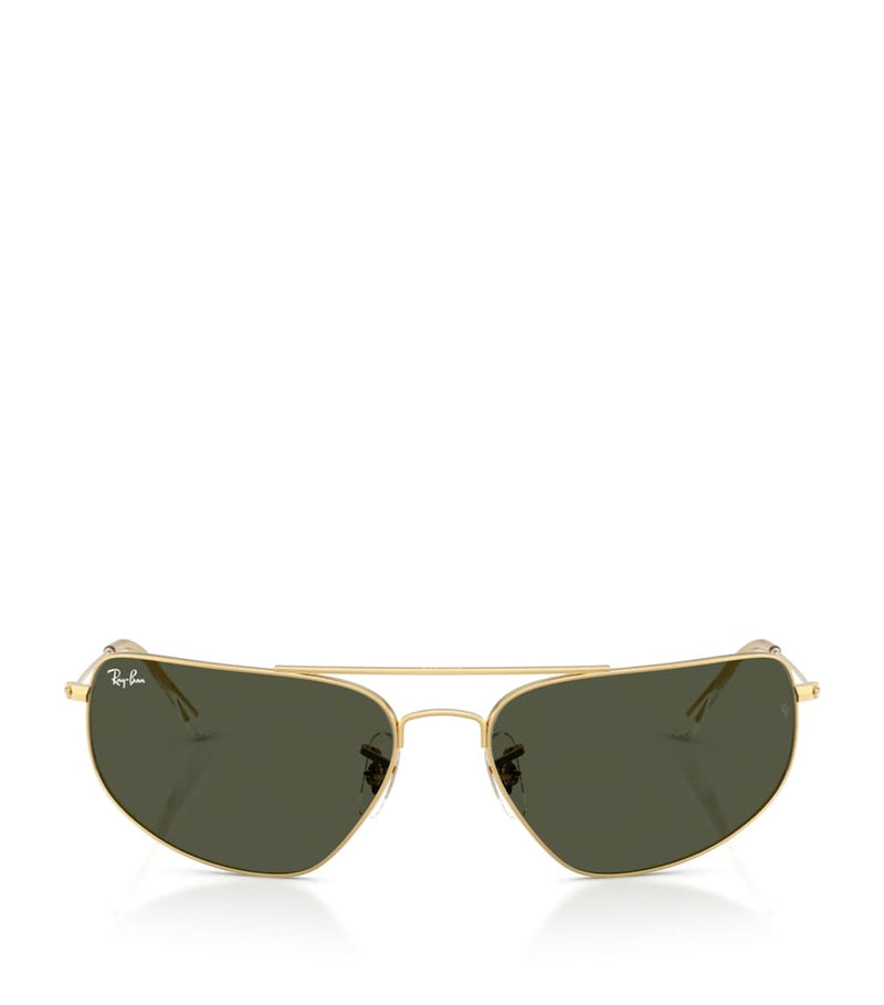 Ray-Ban rectangle aviator sunglasses with metal frame - British product