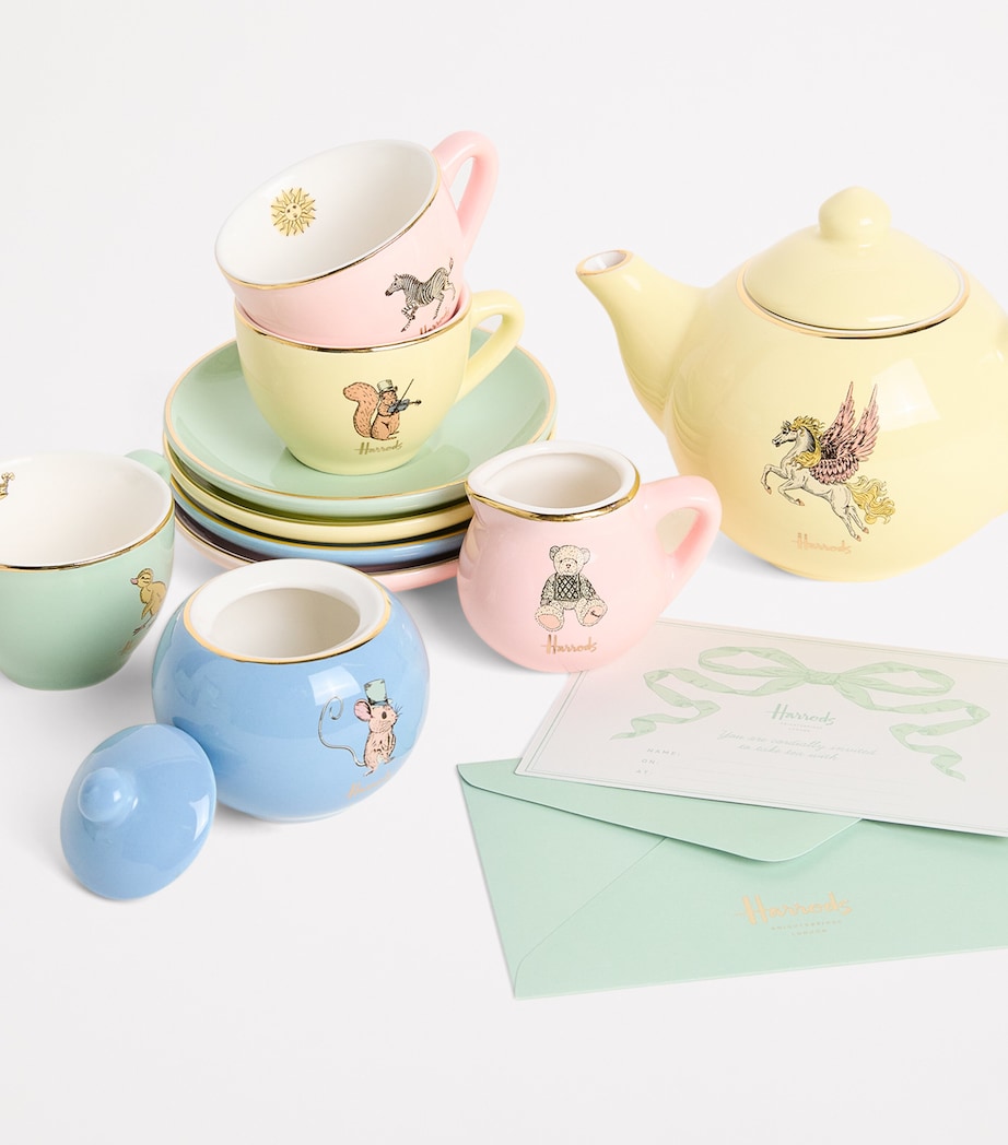 Harrods porcelain tea set for four (British brand)