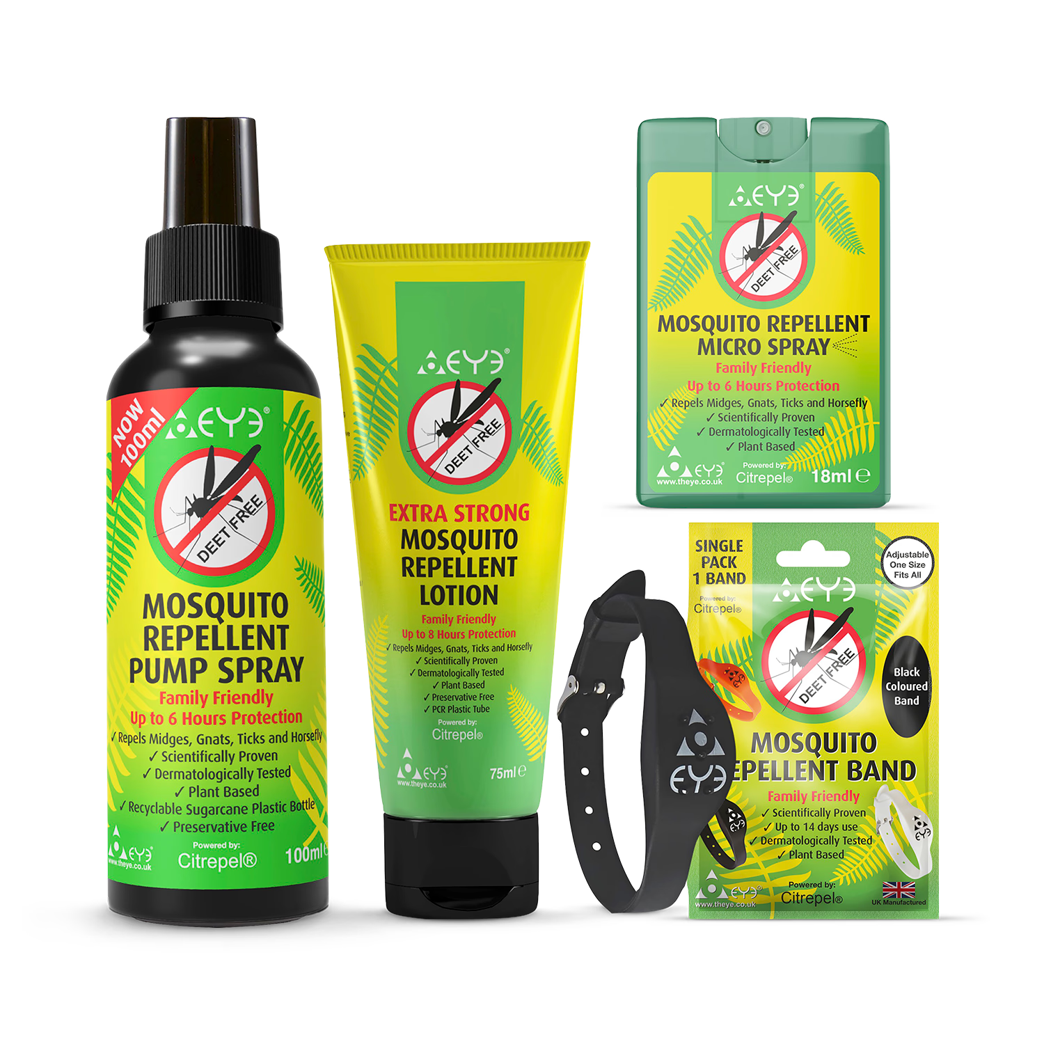 THEYE insect repellent solo traveller pack - British product