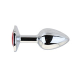 Loving Joy Toosh small metal butt plug red stone (British brand)