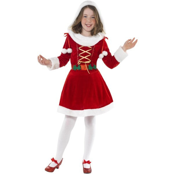 Smiffys Little Miss Santa Costume