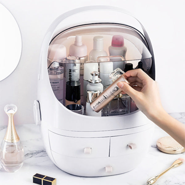 Livingandhome tabletop makeup organizer with drawer - British product