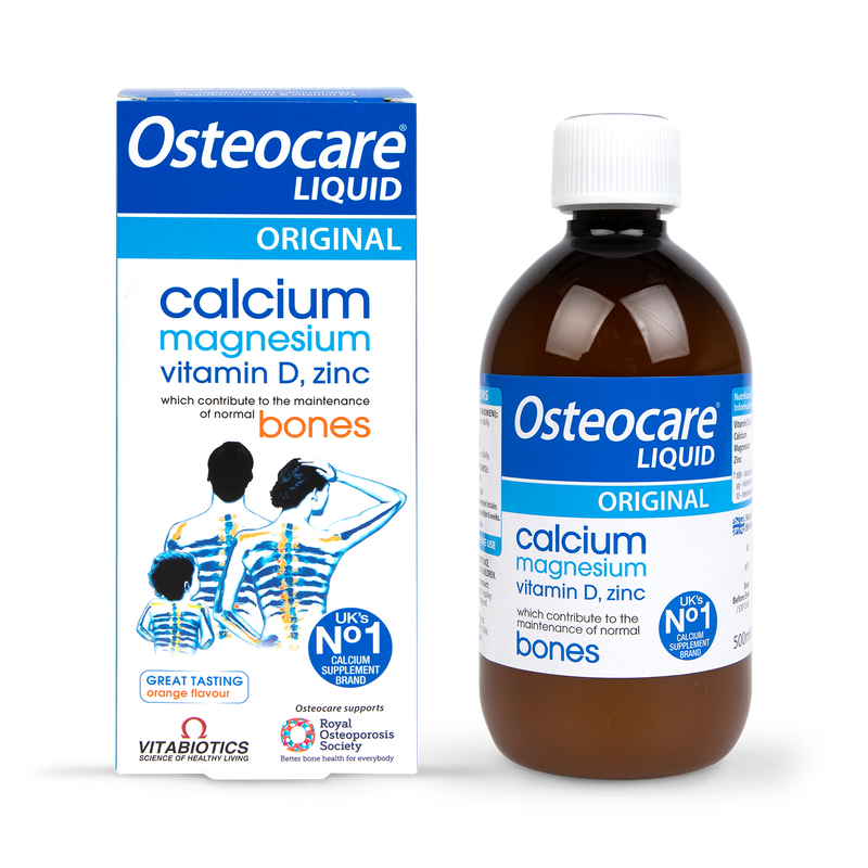 Vitabiotics Osteocare liquid calcium orange flavour 500ml (British brand)