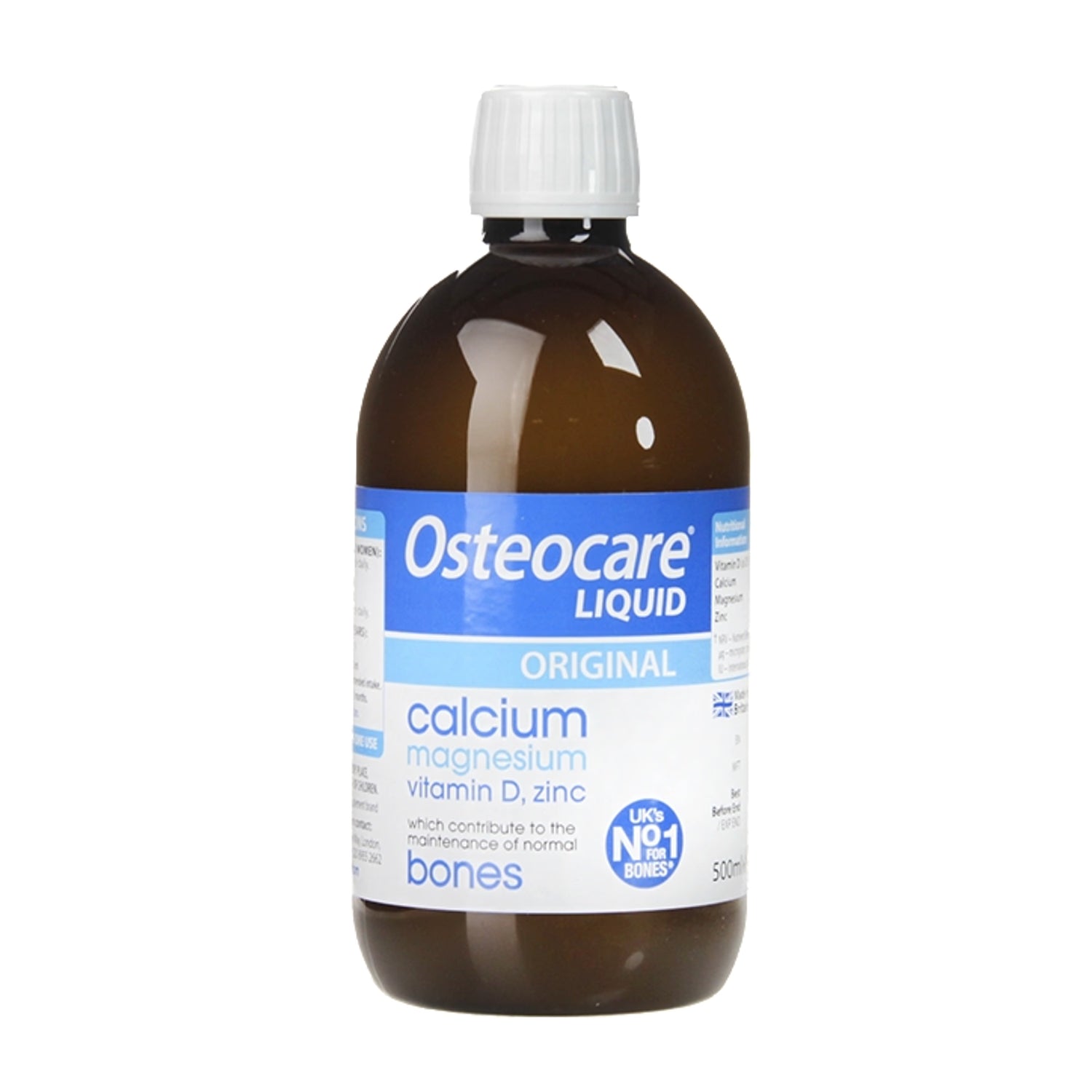 Vitabiotics Osteocare liquid calcium orange flavour 500ml (British brand)