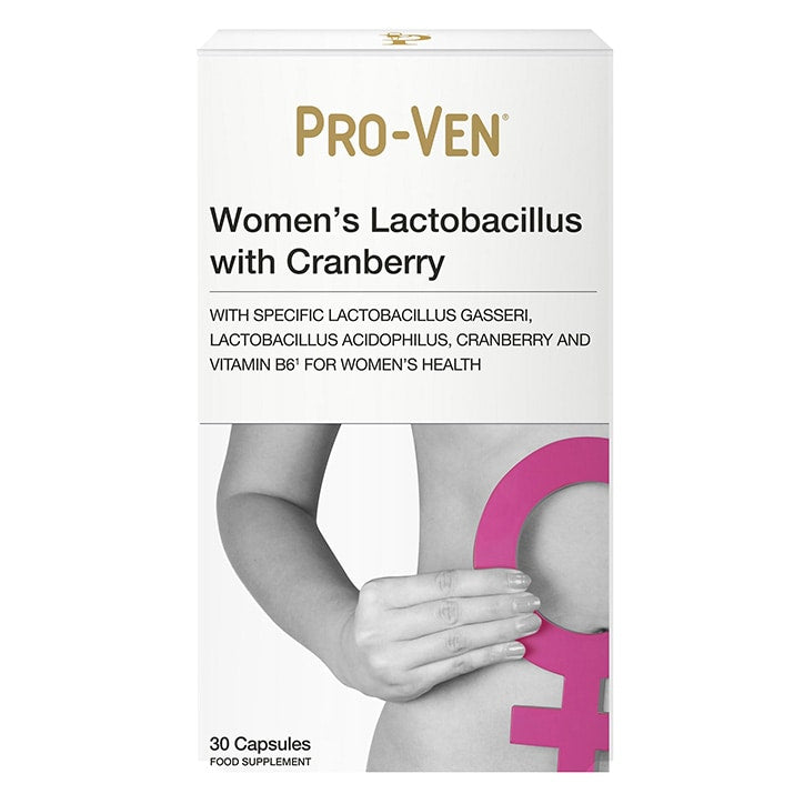 Pro-Ven Women’s Lactobacillus With Cranberry 30 Capsules Supplements Holland&Barrett   