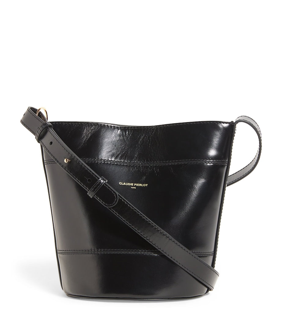 Claudie Pierlot Solveig bag in patent leather, imported from the UK