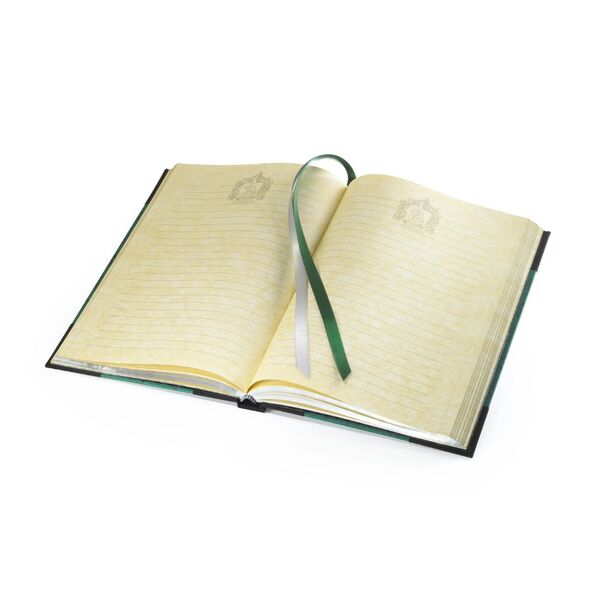Noble Collection Slytherin house crest journal, UK version
