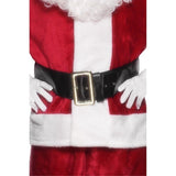 Smiffys Santa belt black with gold buckle 145cm, UK version