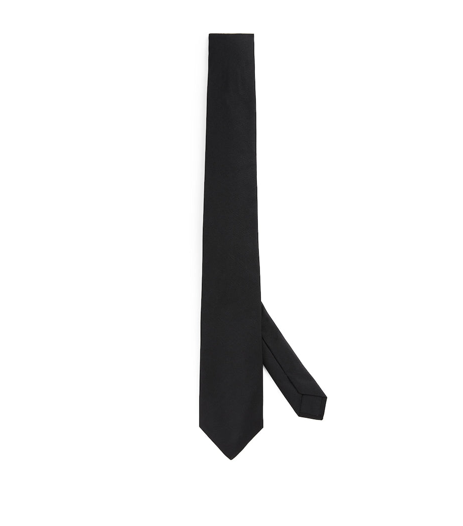 Sandro Paris silk tie monochromatic 8cm (British brand)