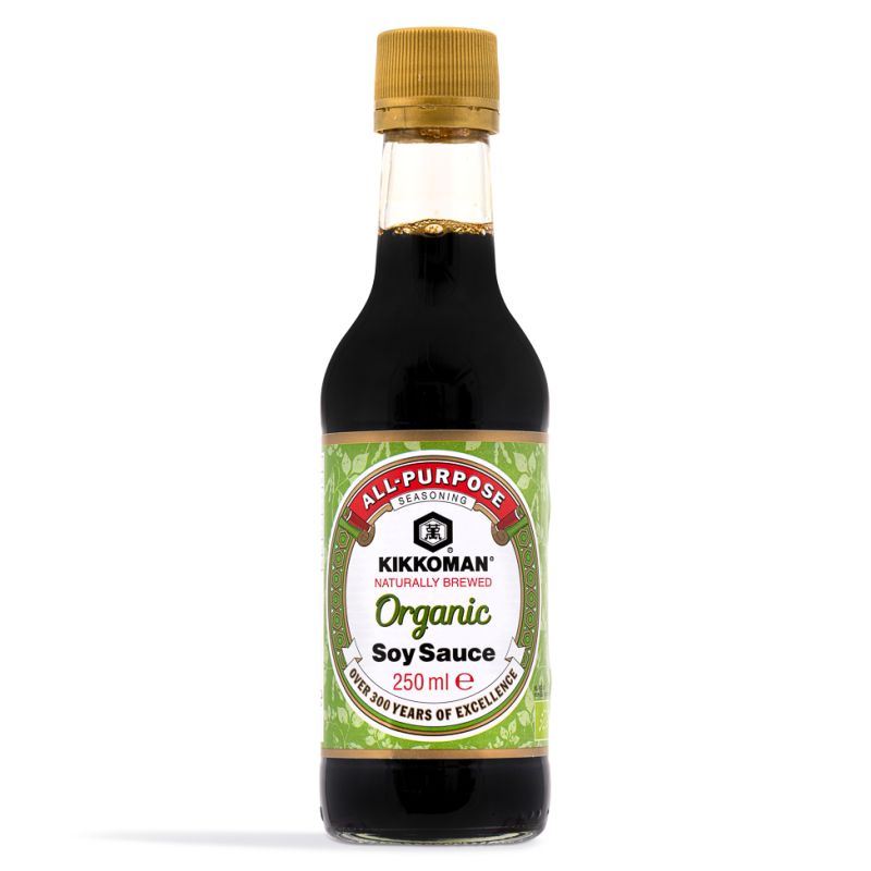 Kikkoman organic soy sauce naturally brewed (British brand)