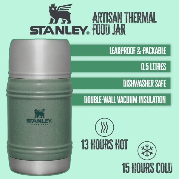 Stanley Artisan Thermal Food Jar 0.5L stainless steel - British product